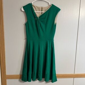 Eliza J Green Fit and Flare Sleeveless Summer Dress Size 2